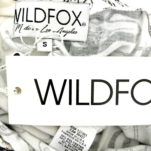 Wildfox x Broad City NWT Skipper Doodle Skirt High Waist Pencil Silhouette Small - Picture 9 of 12